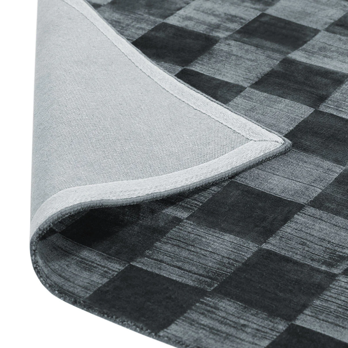 Berlin Check Rug - Ink Blue - Image 14