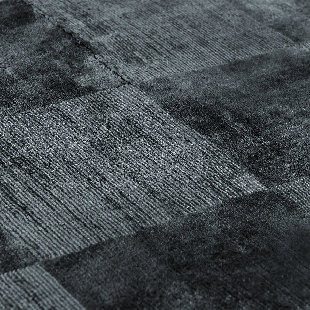 Berlin Check Rug - Ink Blue - Image 7