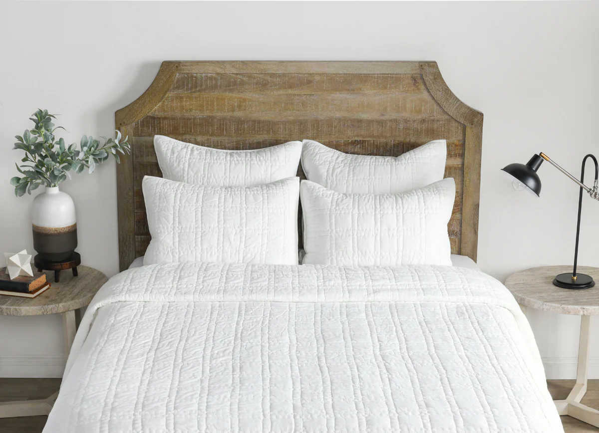 Carly Quilt Collection - White - Image 4