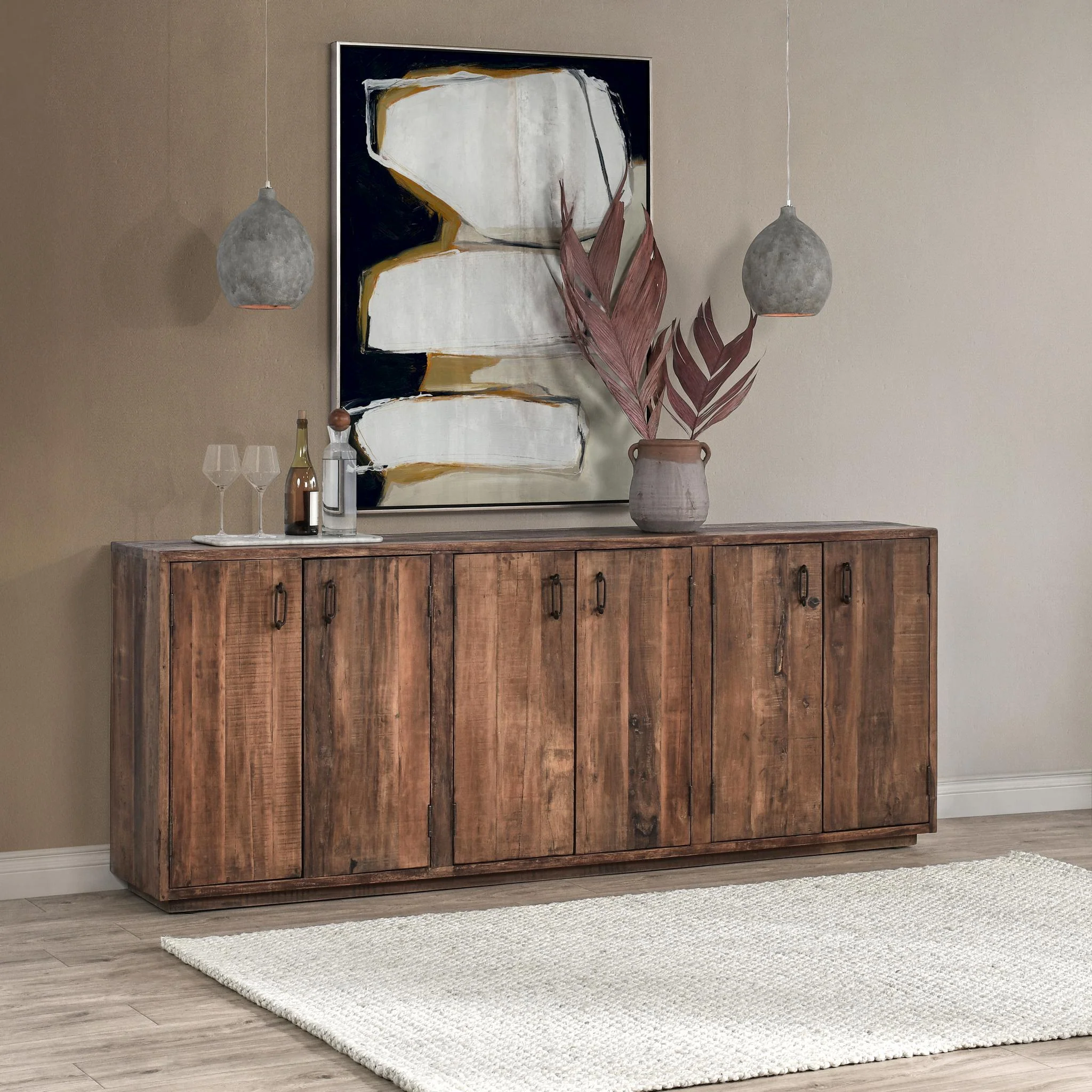 Cleo 6 Door Cabinet - Image 8