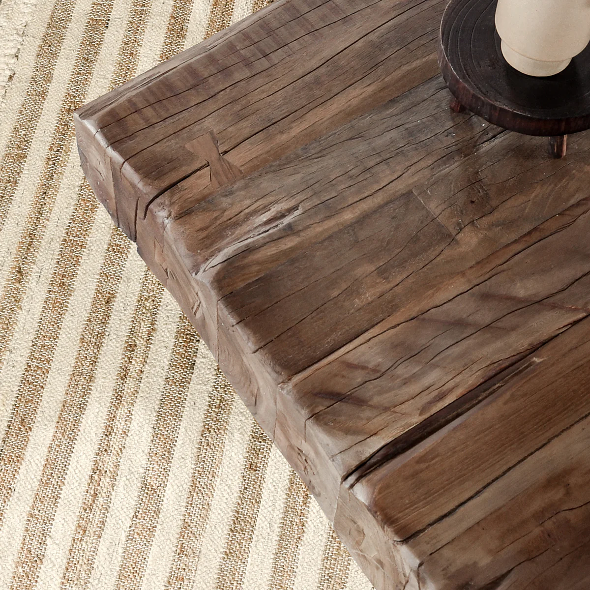 Duarte Coffee Table - Rustic Brown - Image 8