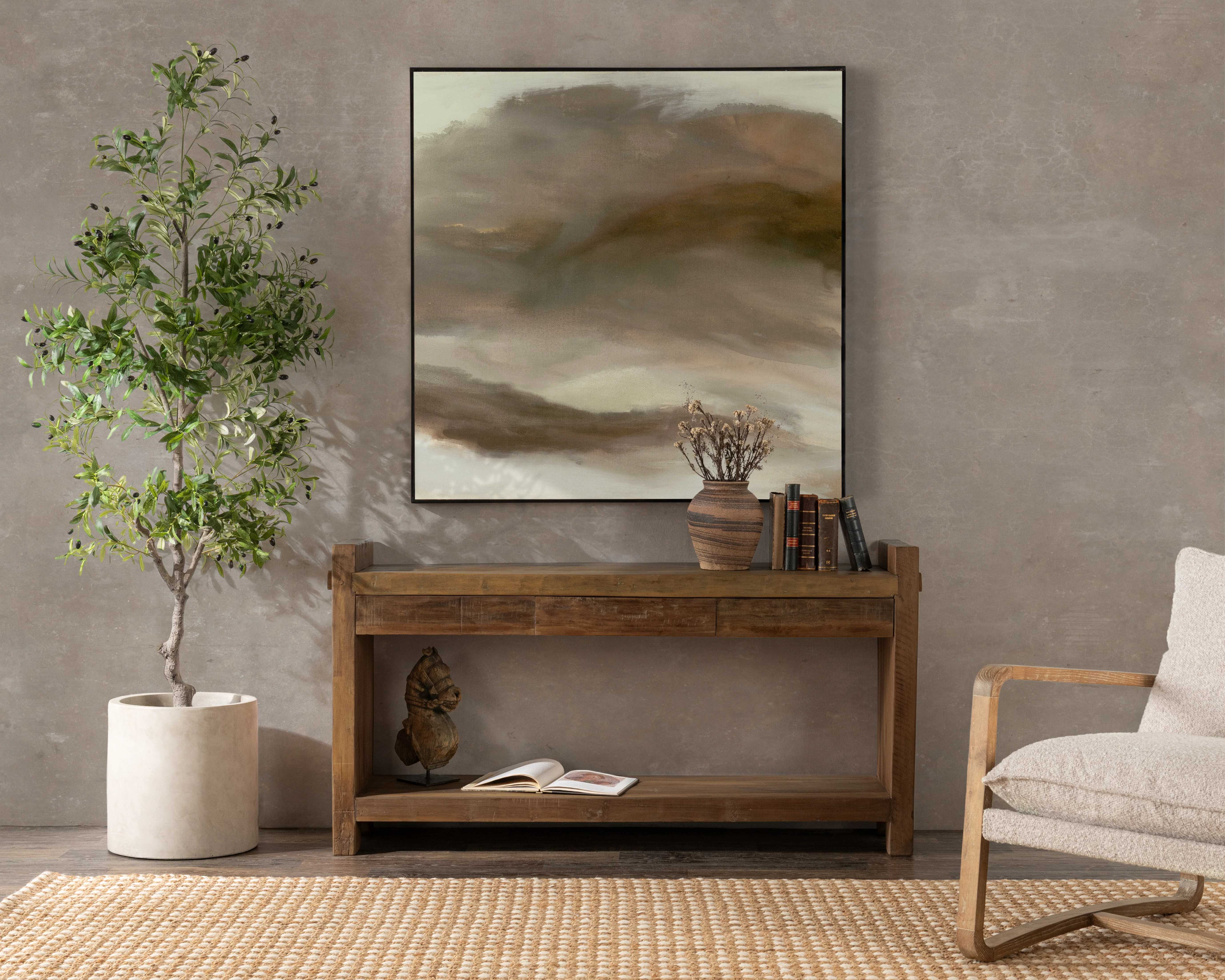 Marsa 3 Drawer Console Table - Image 7