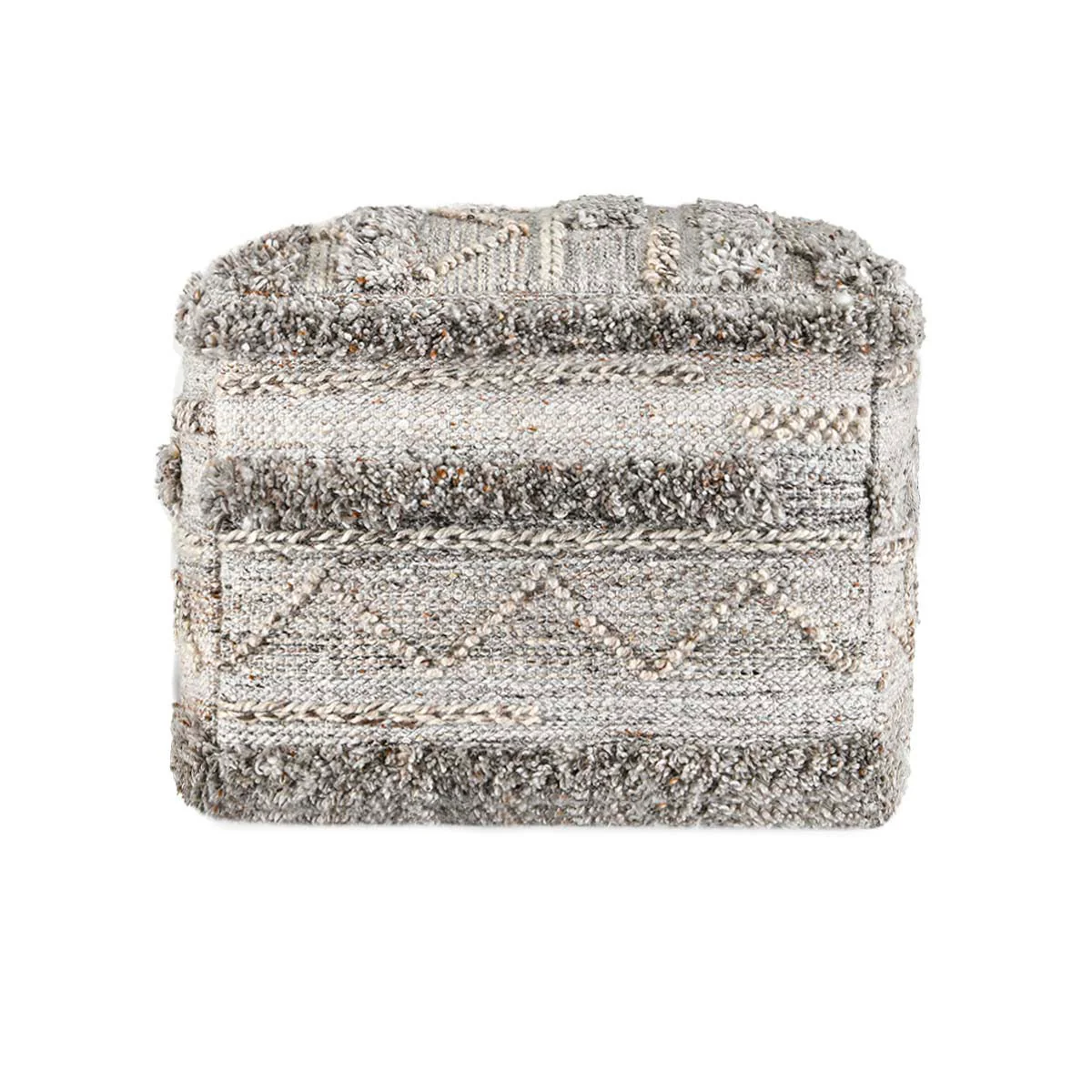 Performance Fallon Pouf - Gray Multi - Image 3