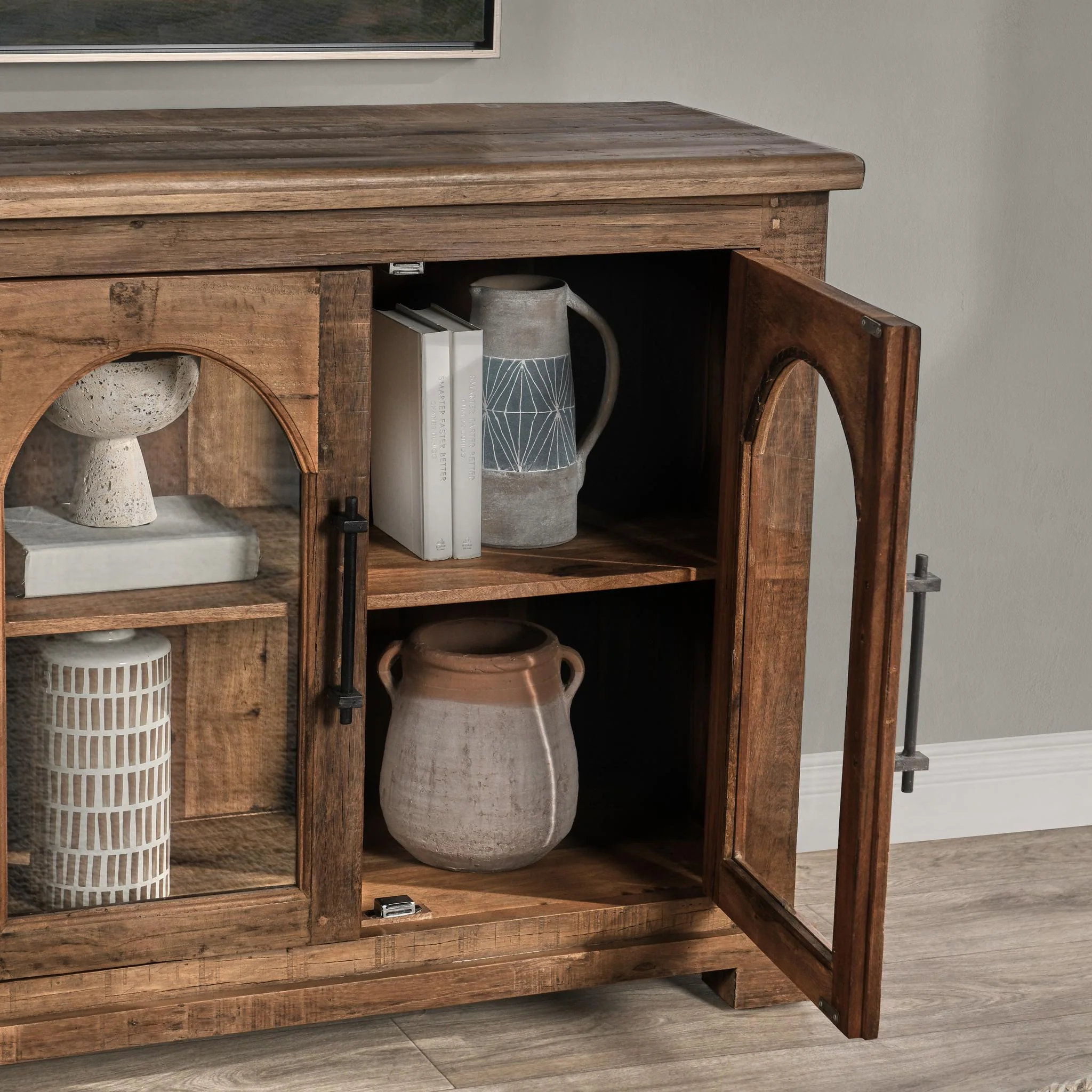 Zion 4 Door Cabinet - Image 11